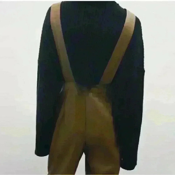 Zara Faux Leather Jumpsuit - Picture 8 of 11